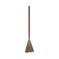 Boardwalk Corn Fiber Lobby/Toy Broom, Corn Fiber Bristles, 39" Overall Length, Red (BWK951TEA)