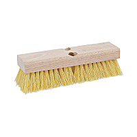 Boardwalk Deck Brush Head, 2" Cream Polypropylene Bristles, 10" Brush (BWK3310)
