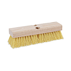 Boardwalk Deck Brush Head, 2" Cream Polypropylene Bristles, 10" Brush (BWK3310)