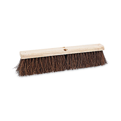 Boardwalk Floor Brush Head, 3.25" Natural Palmyra Fiber Bristles, 18" Brush (BWK20118)