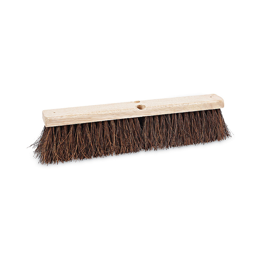 Boardwalk Floor Brush Head, 3.25" Natural Palmyra Fiber Bristles, 18" Brush (BWK20118)