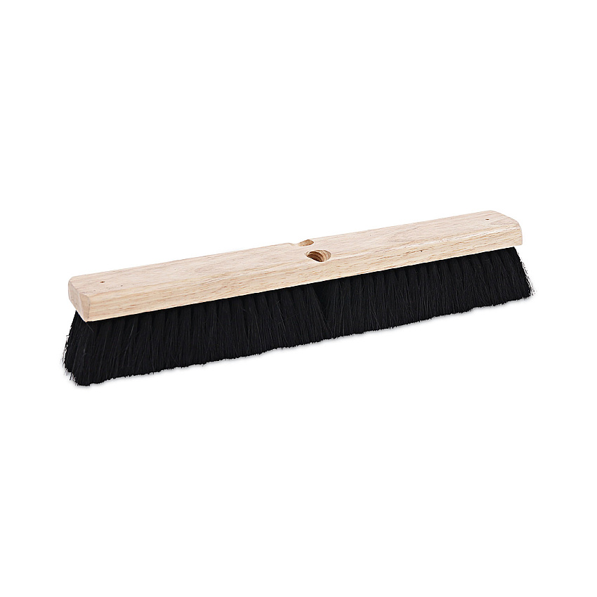 Boardwalk Floor Brush Head, 2.5" Black Tampico Fiber Bristles, 18" Brush (BWK20218)
