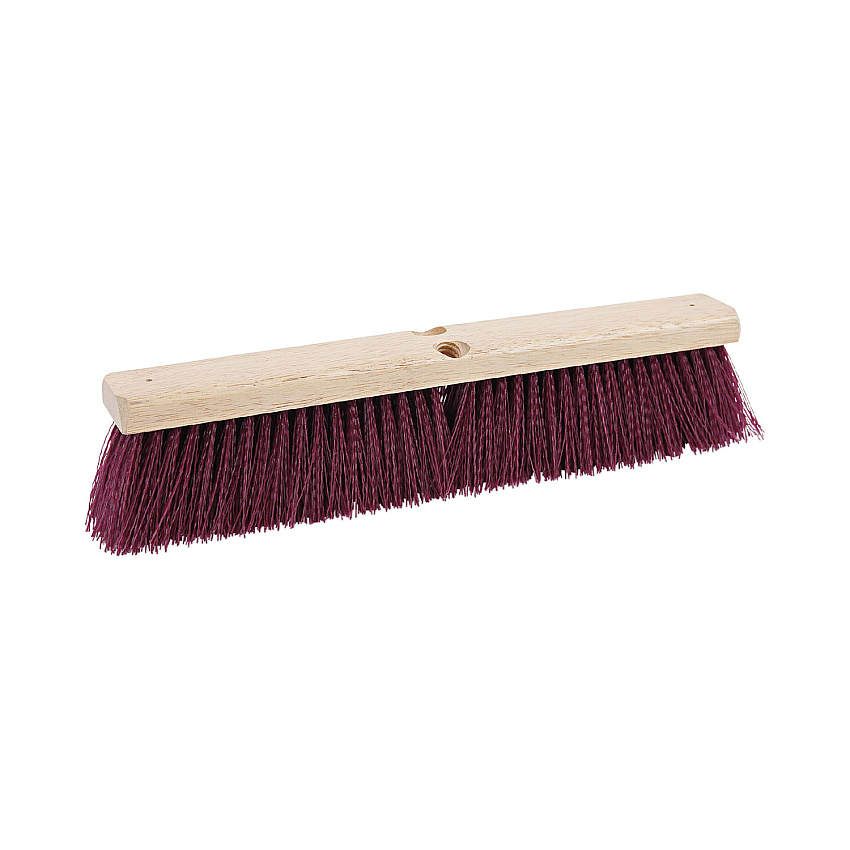 Boardwalk Floor Brush Head, 3" Maroon Heavy-Duty Polypropylene Bristles, 18" Brush (BWK20318)