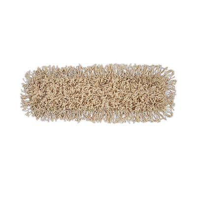 Boardwalk Industrial Dust Mop Head, Hygrade Cotton, 24w x 5d, White (BWK1324)
