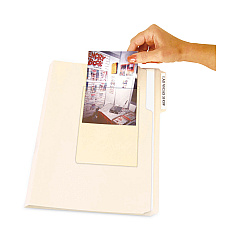 C-Line Peel and Stick Photo Holders, 4.38 x 6.5, Clear, 10/Pack (CLI70346)