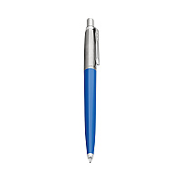 Parker Jotter Ballpoint Pen, Retractable, Medium 0.7 mm, Blue Ink, Royal Blue/Chrome Barrel (PAR2076052)