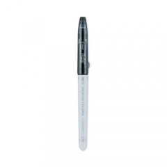 Pilot FriXion Colors Erasable Porous Point Pen, Stick, Bold 2.5 mm, Black Ink, White Barrel (41410)