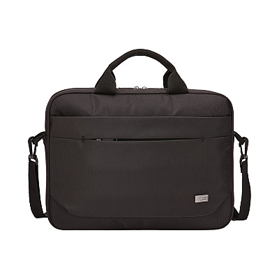 Case Logic Advantage Laptop Attache, Fits Devices Up to 15.6", Polyester, 16.1 x 2.8 x 13.8, Black (CLG3203988)
