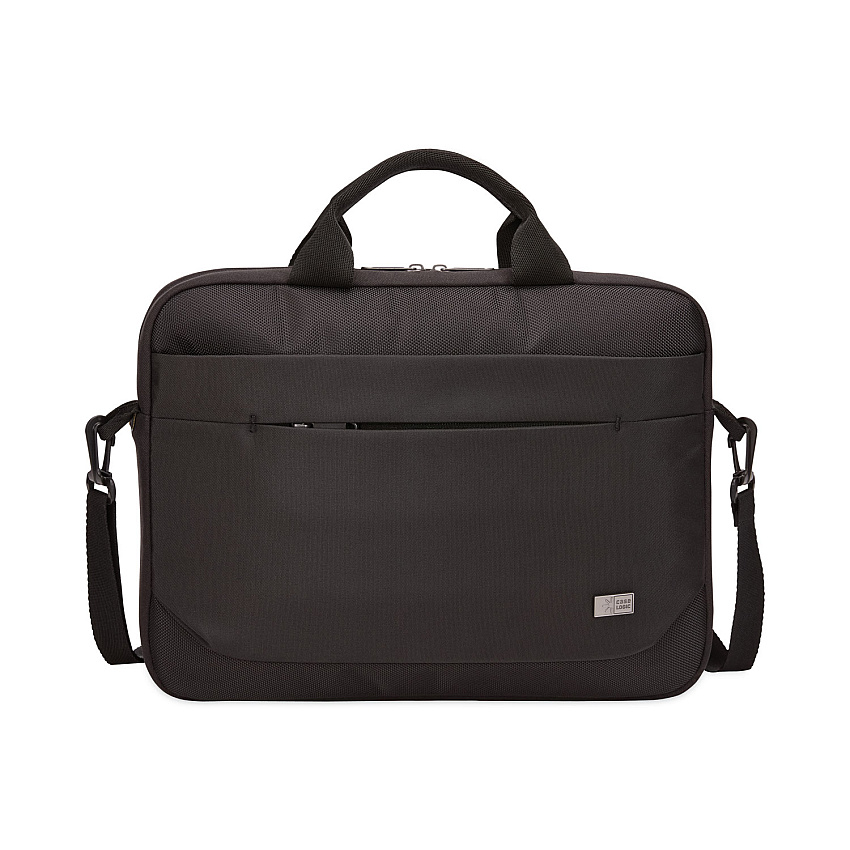 Case Logic Advantage Laptop Attache, Fits Devices Up to 15.6", Polyester, 16.1 x 2.8 x 13.8, Black (CLG3203988)