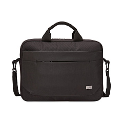 Case Logic Advantage Laptop Attache, Fits Devices Up to 14", Polyester, 14.6 x 2.8 x 13, Black (CLG3203986)