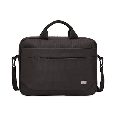 Case Logic Advantage Laptop Attache, Fits Devices Up to 14", Polyester, 14.6 x 2.8 x 13, Black (CLG3203986)