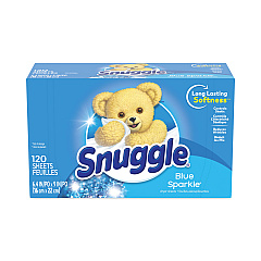 Snuggle Fabric Softener Sheets, Fresh Scent, 120 Sheets/Box (DIA45115EA)