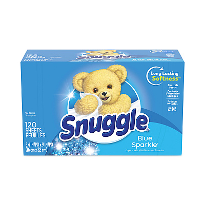 Snuggle Fabric Softener Sheets, Fresh Scent, 120 Sheets/Box (DIA45115EA)
