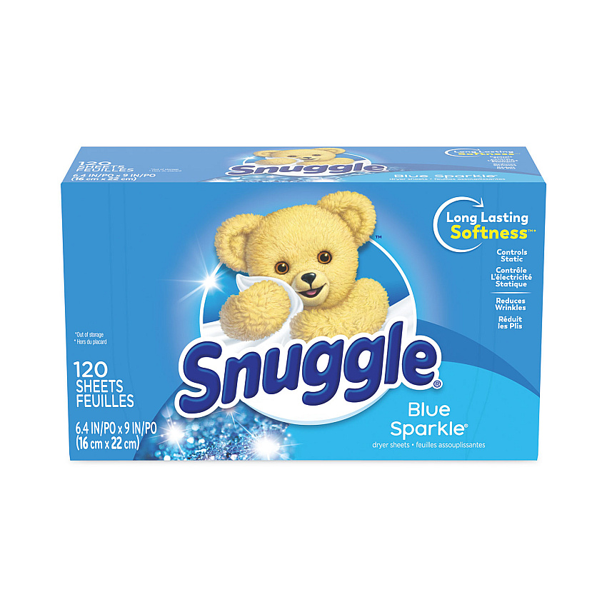 Snuggle Fabric Softener Sheets, Fresh Scent, 120 Sheets/Box (DIA45115EA)