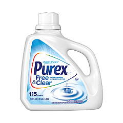Purex Free and Clear Liquid Laundry Detergent, Unscented, 150 oz Bottle (DIA05020EA)