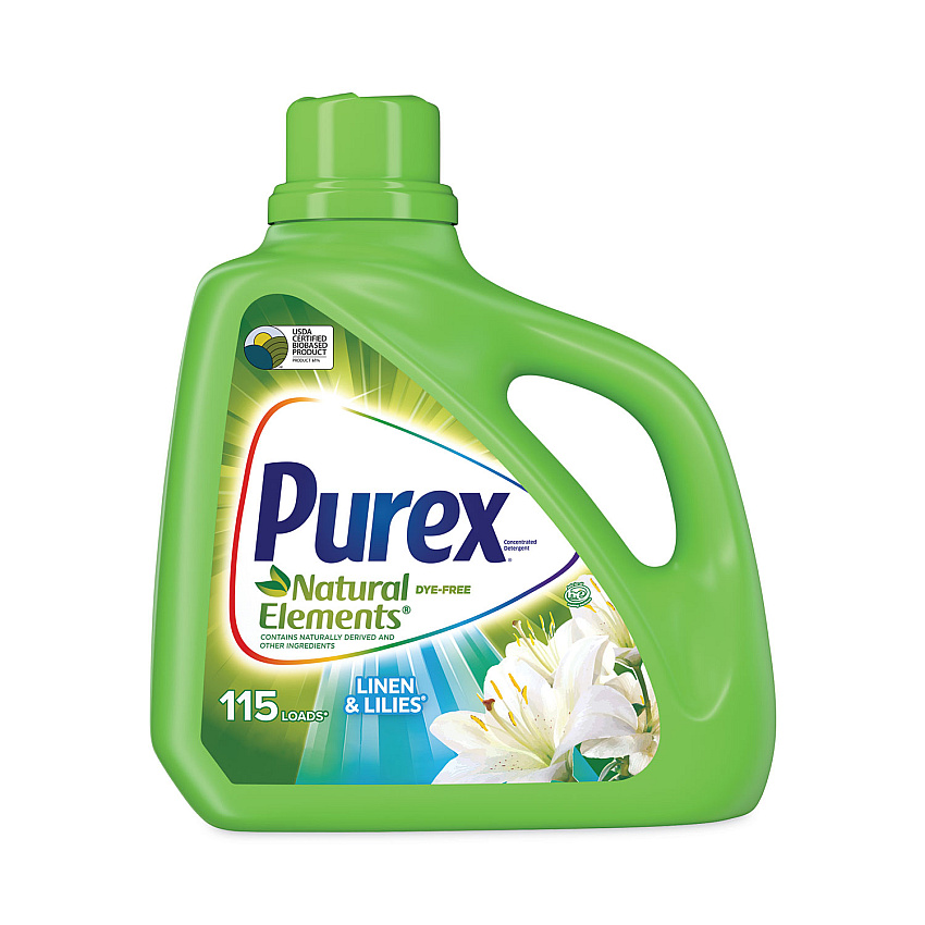 Purex Ultra Natural Elements HE Liquid Detergent, Linen and Lilies, 150 oz Bottle (DIA01134EA)