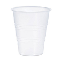 Dart High-Impact Polystyrene Cold Cups, 7 oz, Translucent, 100 Cups/Sleeve, 25 Sleeves/Carton (DCCY7)