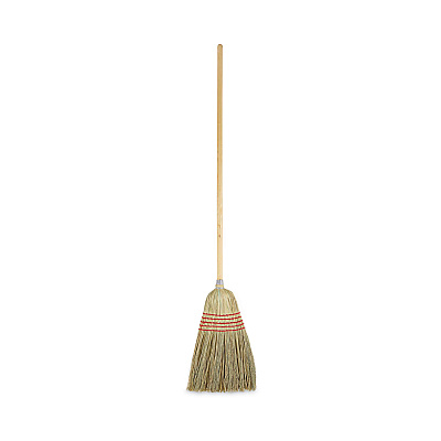 Boardwalk Parlor Broom, Yucca/Corn Fiber Bristles, 55.5" Overall Length, Natural (BWK926YEA)