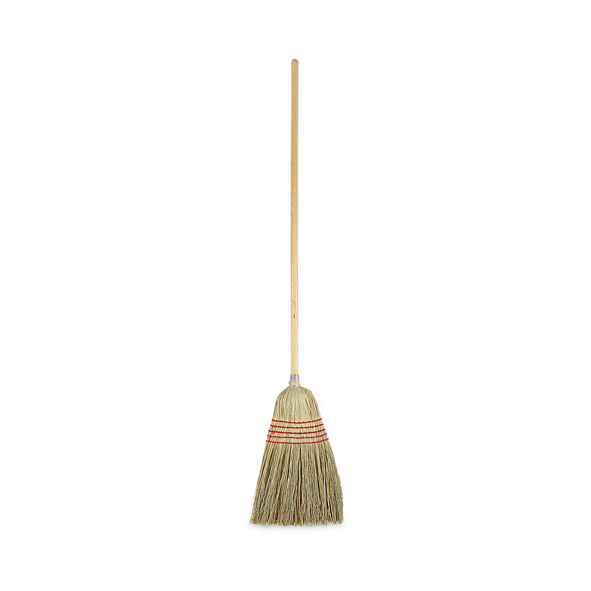 Boardwalk Parlor Broom, Yucca/Corn Fiber Bristles, 55.5" Overall Length, Natural (BWK926YEA)
