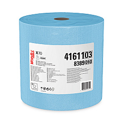 WypAll X70 Cloths, Jumbo Roll, 12.4 x 12.2, Blue, 870/Roll (KCC41611)