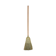 Boardwalk 100% Corn Brooms, 60" Overall Length, Natural, 6/Carton (BWKBR10001)