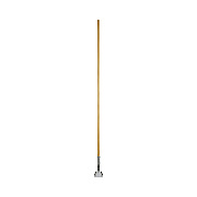 Boardwalk Clip-On Dust Mop Handle, Lacquered Wood, Swivel Head, 1" dia x 60", Natural (BWK1490)