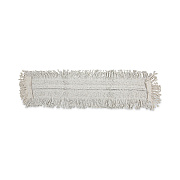 Boardwalk Disposable Dust Mop Head W/sewn Center Fringe, Cotton/synthetic, 36w X 5d, White (BWK1636)