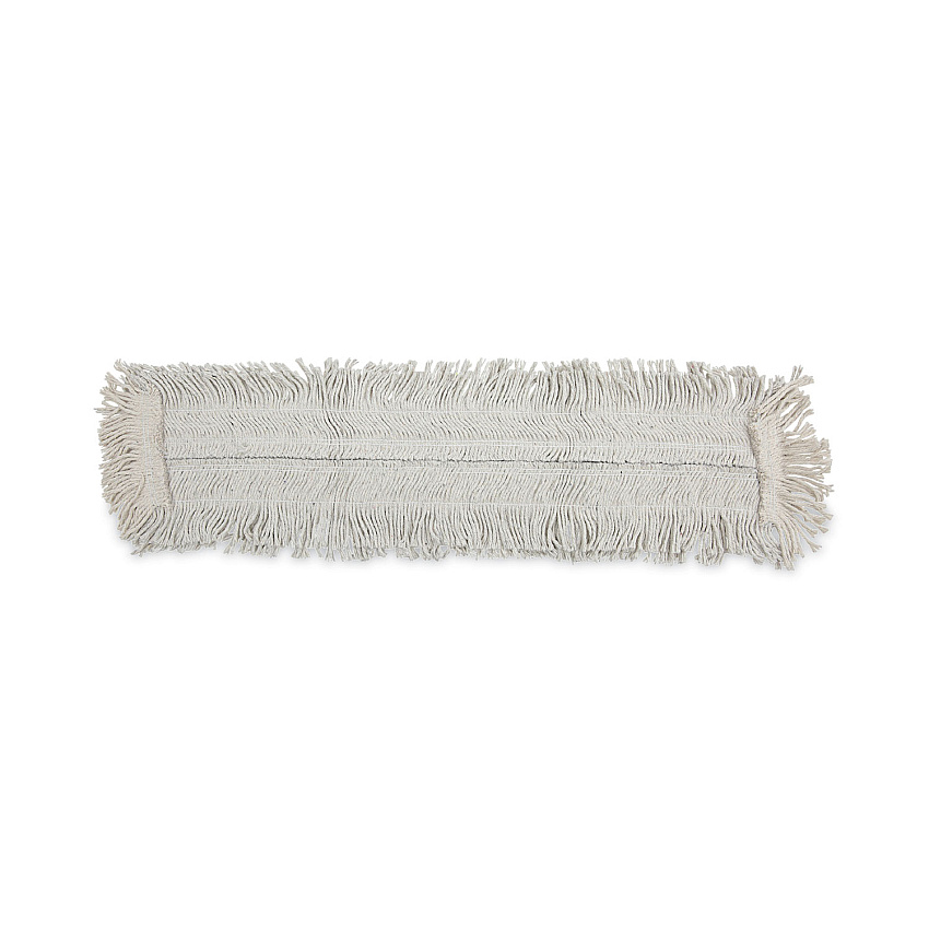 Boardwalk Disposable Dust Mop Head W/sewn Center Fringe, Cotton/synthetic, 36w X 5d, White (BWK1636)