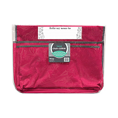 C-Line Chair Cubbies for Most Classroom Chair Styles, Large, 18 x 13.25, Fabric/Vinyl, Sunset Red (CLI10417)