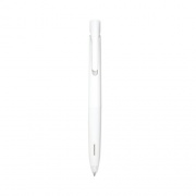 Zebra bLen Gel Pen, Retractable, Fine 0.7 mm, Black Ink, White Barrel, Dozen (41400)