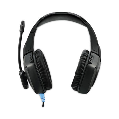 Adesso Xtream G1 Binaural Over The Head Headset, Black/Blue