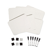 U Brands Single-Sided Dry Erase Lap Board, 12 x 9, White Surface (UBR3135U0001)