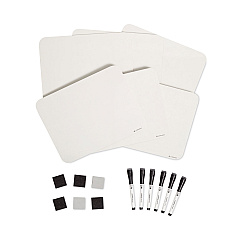 U Brands Single-Sided Dry Erase Lap Board, 12 x 9, White Surface (UBR3135U0001)