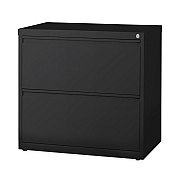 Hirsh Industries Lateral File Cabinet, 2 Letter/Legal/A4-Size File Drawers, Black, 30 x 18.62 x 28 (HID14971)