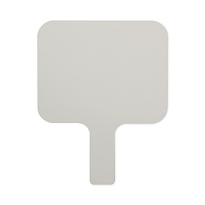 Flipside Dry Erase Paddle, 9.75 x 8, White Surface, 12/Pack (FLP10039)