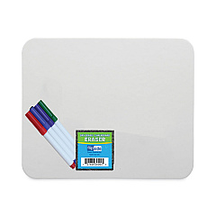 Flipside Magnetic Dry Erase Board Set, 12 x 9, White Surface, 12/Pack (FLP31004)