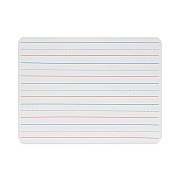 Flipside Magnetic Two-Sided Red and Blue Ruled Dry Erase Board, 12 x 9, Ruled White Front/Unruled White Back, 12/Pack (FLP10176)