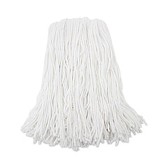 Boardwalk Premium Cut-End Wet Mop Heads, Rayon, 16oz, White, 12/Carton (BWK216RCT)