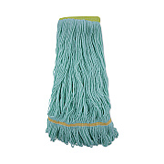 Boardwalk EcoMop Looped-End Mop Head, Recycled Fibers, Extra Large Size, Green (BWK1200XL)