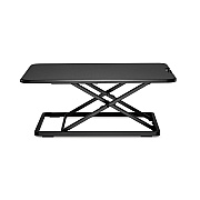 Alera AdaptivErgo Single-Tier Sit-Stand Lifting Workstation, 26.4" x 18.5" x 1.8" to 15.9", Black (ALEAEWR8B)