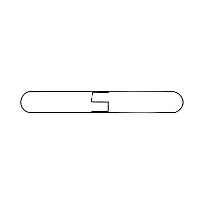 Boardwalk Clip-On Dust Mop Frame, 36w x 5d, Zinc Plated (BWK1436)
