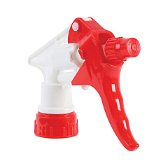 Boardwalk Trigger Sprayer 250, 8" Tube, Fits 16-24 oz Bottles, Red/White, 24/Carton (BWK09227)