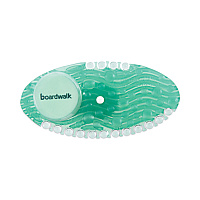 Boardwalk Curve Air Freshener, Cucumber Melon, Solid, Green, 10/Box (BWKCURVECME)