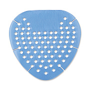 Boardwalk Gem Urinal Screens, Cotton Blossom Scent, Blue, 12/Box (BWKGEMCBL)