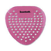 Boardwalk Gem Urinal Screens, Spiced Apple Scent, Red, 12/Box (BWKGEMSAP)