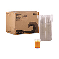 Boardwalk Translucent Plastic Cold Cups, 10 oz, Polypropylene, 100 Cups/Sleeve, 10 Sleeves/Carton (BWKTRANSCUP10CT)
