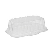 Pactiv Evergreen OPS Dome-Style Lid, 17S Deep Dome, 8.3 x 4.8 x 2.1, Clear, Plastic, 250/Carton (PCT0CI8D17S0000)