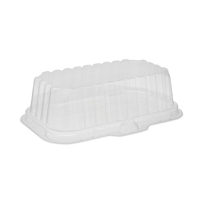 Pactiv Evergreen OPS Dome-Style Lid, 17S Deep Dome, 8.3 x 4.8 x 2.1, Clear, Plastic, 250/Carton (PCT0CI8D17S0000)