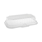 Pactiv Evergreen OPS Dome-Style Lid, 17S Shallow Dome, 8.3 x 4.8 x 1.5, Clear, Plastic, 252/Carton (PCT0CI8S17S0000)