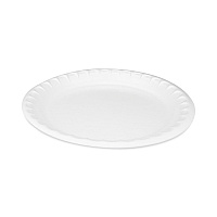 Pactiv Evergreen Placesetter Deluxe Laminated Foam Dinnerware, Plate, 10.25" dia, White, 540/Carton (PCT0TK10010000Y)